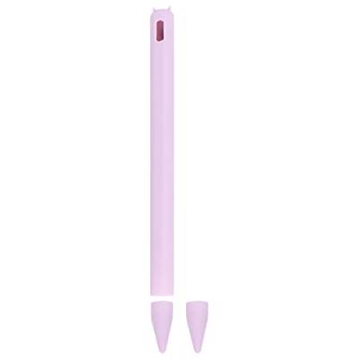 Geeignet Für Pen Applepencil Pen Case Silikon-schutzhülle Der Zweiten Generation Stylus Stiftetui Zweite Generation Apfelstift Violett Kieselgel Stifthalter von PartyKindom