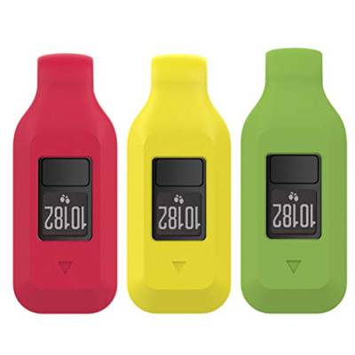 PartyKindom Ersatz-Silikon-Gürtelclip-Halter für Smartwatch, für Kinder, Damen, Herren, (1 grün, gelb, rot), 3 Stück von PartyKindom