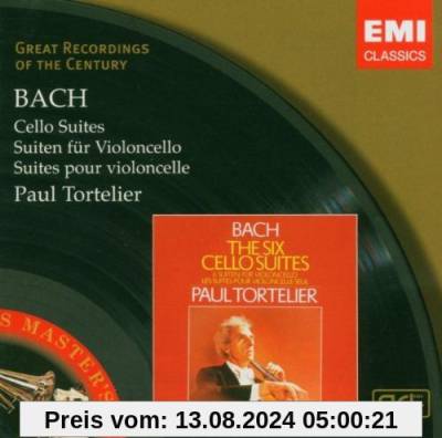 Cellosuiten Bwv 1007-1012 von Paul Tortelier