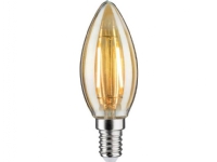 Paulmann 28524 LED (RGB) Lampe E14 Lichtform 2 W = 16,2 W Gold (Ø x H) 35 mm x 97 mm 1 Stück von Paulmann