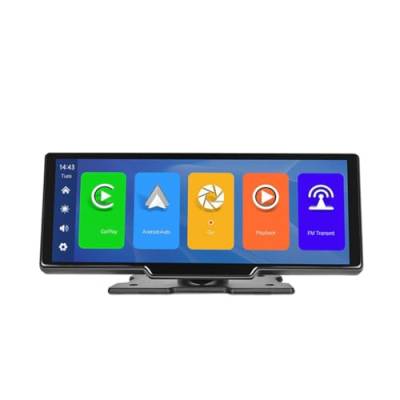 Pawlickio 10,26-Dashcam, Vordere RüCkfahrkamera, Kabelloses Carplay und Android Auto Smart HD-Touchscreen-Player, Bluetooth-Host-A von Pawlickio