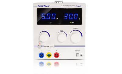 PeakTech PeakTech 6140: DC Linear Labornetzgerät ~ 0 - 30 V / 0 - 5 A Labor-Netzteil von PeakTech