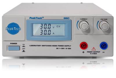PeakTech PeakTech 6160: DC Schaltnetzgerät ~ 0 - 30V / 0 - 30A Labor-Netzteil von PeakTech