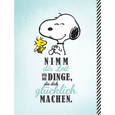 Snoopy Collection - Collegeblock"Nimm dir Zeit", DIN A4, 80 Blatt, kariert von Peanuts