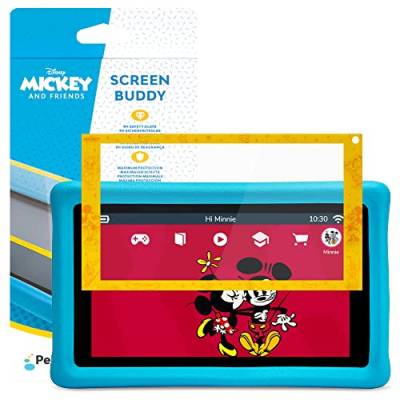 Pebble Gear PG916755M Disney Mickey and Friends Displayschutz für 7" Kinder Tablet, Orange-Gelb von Pebble Gear