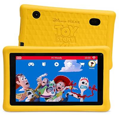 Pebble Gear Kinder Tablet - Disney Pixar Toy Story | 7 Zoll Kids Tablet mit kindgerechter Hülle, elterlicher Kontrollle, Blaulichtfilter, 500+ Spiele, Apps, E-Books für Kinder, Wi-Fi, 16 GB von Pebble Gear