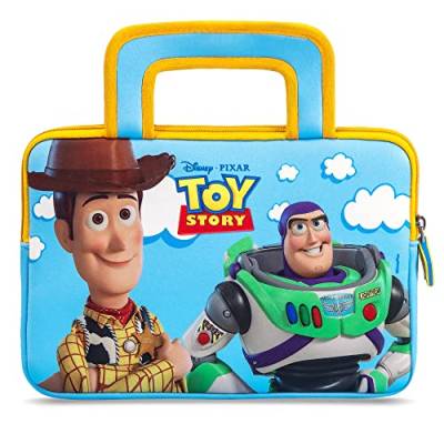 Pebble Gear Disney Toy Story Kindertasche - universelle Tragetasche geeignet für 7 Zoll Kids Tablets, Begleiter für den Kindergarten und Reisen, Platz für Spielzeug, Kopfhörer, Maße 23x 16.5X 2cm von Pebble Gear