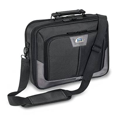 PEDEA Laptoptasche Premium Notebook-Tasche bis 13,3 Zoll (33,8 cm) Umhängetasche mit Schultergurt, Grau von Pedea