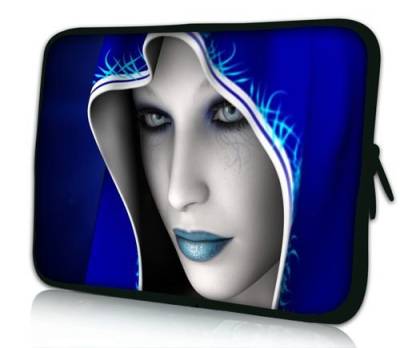 Pedea Design Schutzhülle Notebook Tasche 33,7 cm (13,3 Zoll) neopren blue woman von Pedea