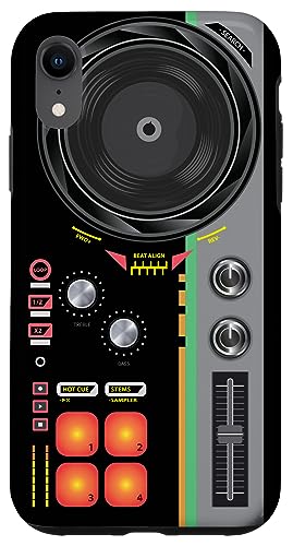 Hülle für iPhone XR DJ Plattenspieler - Deejay Musikliebhaber Plattenspieler von PeeKay Design