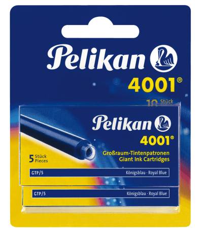 Pelikan Großraum-Tintenpatronen 4001 GTP/5/2/B, königsblau von Pelikan