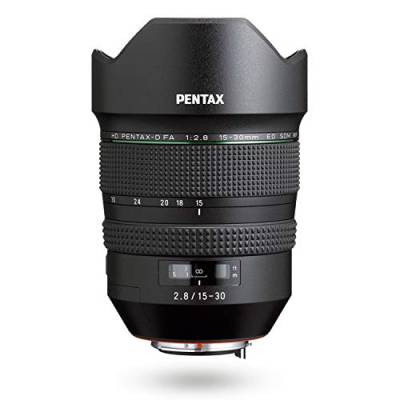 Pentax,HD Pentax-D FA 15-30MM F2.8ED SDM WR W/CASE, Ultraweitwinkel-Zoomobjektiv Hochauflösendes Bild Wetterfeste Konstruktion Extra scharfe Bilder mit hohem Kontrast Hochgeschwindigkeits-AF,schwarz von Pentax