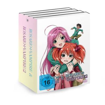 Rosario + Vampire - Staffel 1&2 - Komplett-Set - Vol. 1-4 - [DVD] von Peppermint Anime (Crunchyroll GmbH)