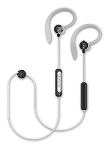 Philips TAA4205BK/00 In Ear Kopfhörer Bluetooth Sportkopfhörer Kabellos (Herzfrequenzmesser, Mikrofon, 10-mm-Neodym-Treiber, IPX5 Wasserfest, Schnellladung, Sicherer Sitz) - 2020/2021 Modell, schwarz von Philips Audio