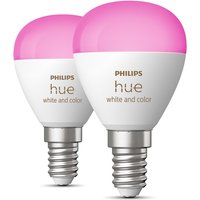 Philips Hue White & Color Ambiance Luster LED Lampe E14 2er-Set - Weiß von Philips Hue
