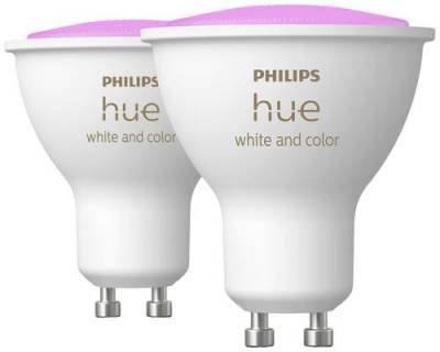Philips Lighting Hue LED-Leuchtmittel (2er-Set) 871951434008400 EEK: G (A - G) Hue White & Col. Amb. von Philips Lighting