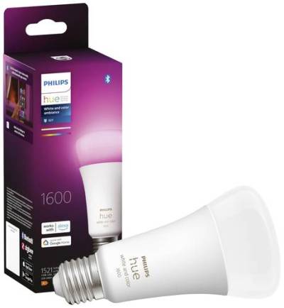 Philips Lighting Hue LED-Leuchtmittel 871951428815700 EEK: F (A - G) Hue White / Col. Amb. E27 Einze von Philips Lighting