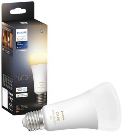 Philips Lighting Hue LED-Leuchtmittel 871951428819500 EEK: F (A - G) Hue White Ambiance E27 Einzelpa von Philips Lighting