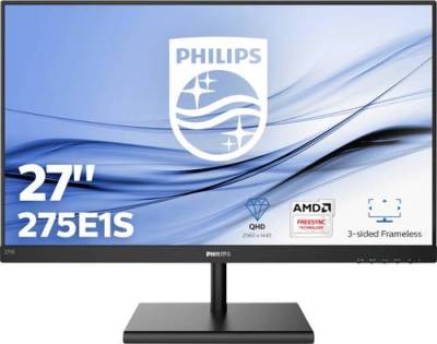 Philips 275E1S LCD-Monitor EEK E (A - G) 68.6cm (27 Zoll) 2560 x 1440 Pixel 16:9 4 ms Audio-Line-out von Philips