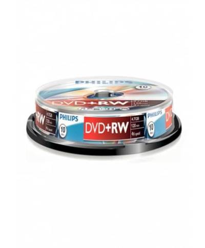 Philips DVD+RW 4.7Gb 4X Data/120Min, 10er Cake von Philips