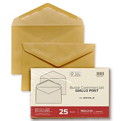 Pigna 109101 Umschlag, 25 Stück von Pigna Envelopes