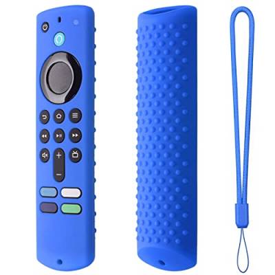 Fernbedienungs-Schutzhülle,Fernbedienungsabdeckung, Silikonhülle mit Lanyard, rutschfeste Silikonhülle für Fire TV Stick, rutschfeste Silikon-Schutzhülle(blau), Schutzhülle für die Fire TV Stick- von Pilipane