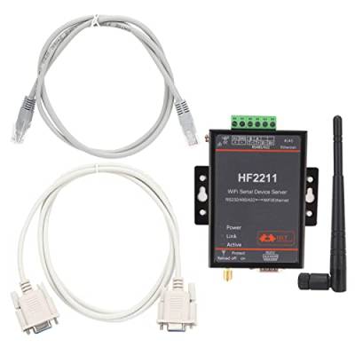 HF2211 Serieller Server RS232/485/422 zu WiFi Und Ethernet DTU-Netzwerkkommunikation 5–36 VDC, Zuverlässiges Netzwerkkommunikationsgerät, HF2211 Ethernet-Konvertermodul von Pilipane