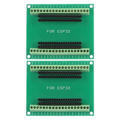 Pilipane 2-teiliges ESP32-Board, ESP32-Entwicklungsboard, 38-Pin-Entwicklungsboard, Dual-Core-CPU, Geringer Stromverbrauch, Drahtloses WiFi-Entwicklungsboard von Pilipane