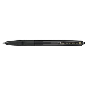 PILOT Kugelschreiber SUPER GRIP G schwarz Schreibfarbe schwarz, 1 St. von Pilot