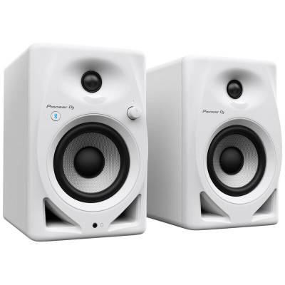 Pioneer DJ DM-50D-BT-W 5 Zoll Bluetooth Monitor Lautsprecher weiß von Pioneer DJ