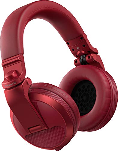 Pioneer DJ HDJ-X5BT-R Bluetooth-DJ-Kopfhörer, Rot von Pioneer DJ