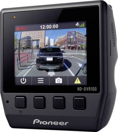 Pioneer ND-DVR100 Dashcam mit GPS Blickwinkel horizontal max.=114° 12V Display, Mikrofon, Akku von Pioneer