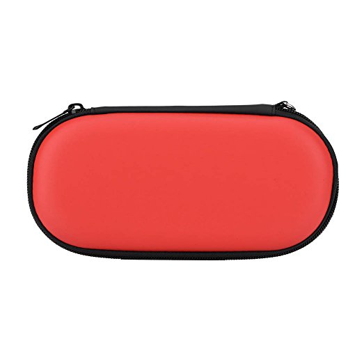 Aufbewahrungstasche, Tragbare Schutzhülle, Tragetasche, ABS-Reisetasche für Sony PS Vita, 7,9 X 3,9 X 1,6 Zoll (Rot) von Pissente