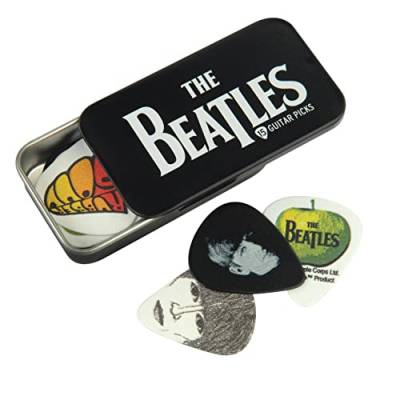 D'Addario Beatles Gitarrenplektren - The Beatles Gitarrenplektren zum Sammeln - Logo - Collectible Tin/Picks von Planet Waves