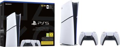 PlayStation 5 Digital Edition (Slim) inkl. zweitem DualSense Wireless-Controller von PlayStation 5