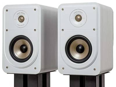 Polk Audio Signature Elite ES15 hochauflösende Regallautsprecher fürs Heimkino, Stereo Lautsprecher, Surround Boxen, HiFi Lautsprecher, Hi-Res zertifiziert, kompatibel mit Dolby Atmos und DTS:X (Paar) von Polk Audio