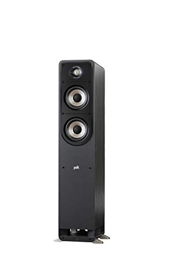 Polk Audio Signature S50E Standlautsprecher, HiFi Lautsprecher für Musik und Heimkino Sound, passiver Full Range Lautsprecher, 20 - 150 Watt, 8 Ohm, High Res, 42Hz - 40kHz (Stück) von Polk Audio