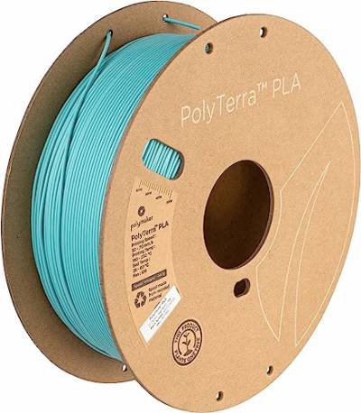 Polymaker 70844 PolyTerra PLA Filament PLA geringerer Kunststoffgehalt 1.75mm 1000g Hellblau 1St. von Polymaker