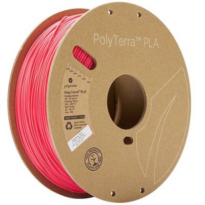 Polymaker 70905 PolyTerra Filament PLA geringerer Kunststoffgehalt 1.75mm 1000g Rose 1St. von Polymaker