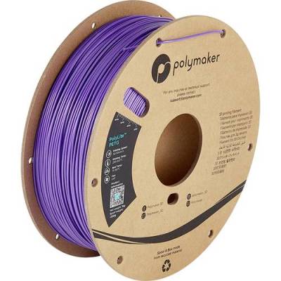Polymaker PB01008 PolyLite Filament PETG hitzebeständig, hohe Zugfestigkeit 1.75mm 1000g Lila 1St. von Polymaker
