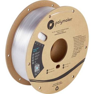 Polymaker PB01024 PolyLite Filament PETG hitzebeständig, hohe Zugfestigkeit 2.85mm 1000g Transparen von Polymaker