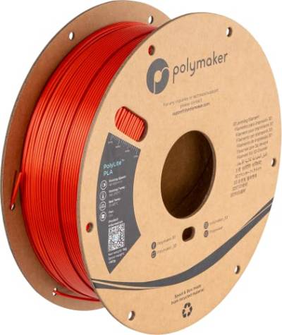 Polymaker PolyLite PLA - 1.75mm - 1kg - Silk Red von Polymaker