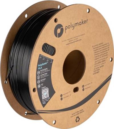Polymaker PolySonic High Speed PLA - 1kg - Black von Polymaker