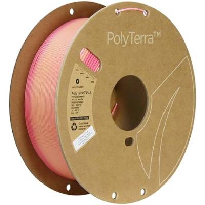 Polymaker Polyterra PLA Gradient - 1.75mm - 1kg - Spring (Pink-Peach) von Polymaker