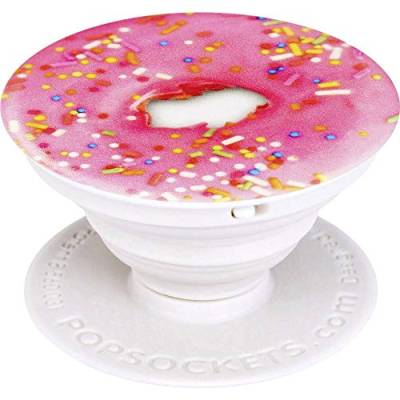 PopSockets 96495-Pink Donut Handy Ständer Pink, Weiß von PopSockets