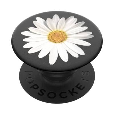 PopSockets PopGrip - Ausziehbarer Sockel und Griff für Smartphones und Tablets mit einem Austauschbarem Top - White Daisy von PopSockets