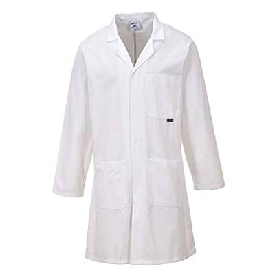 Cotton Coat, colorWhite talla XXL von Portwest