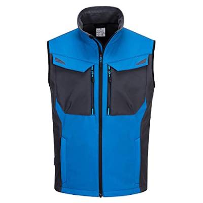 Portwest T751 – WX3 Softshell-Weste, Persian Blue, Größe: M, T751PBRL von Portwest