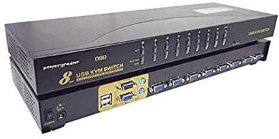 PowerGreen KVM-90208-US 8 Port USB Combo Kvm Switch (mit Kabel) von PowerGreen