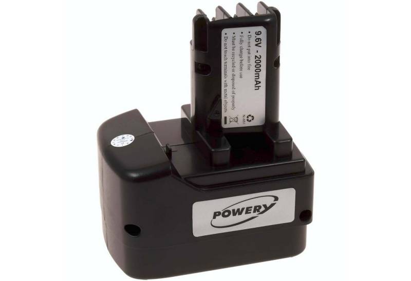 Powery Akku f. metabo BST 9,6 Impuls Akku 2000 mAh (9.6 V) von Powery